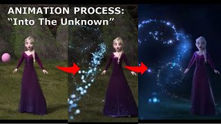 Into the unknown Shot Animation Process  Into the Unknown  Frozen 2  Elsa [upl. by Madelena]