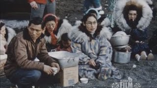 Nalukataq whale feast at Utqiaġvik 1947 [upl. by Brodie]