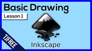 Inkscape Lesson 1  Interface and Basic Drawing [upl. by Edahsalof]