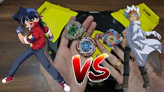 Who is the best dragon  L drago vs Dragoon ms In 5 different beyblade stadiums  Tyson vs Ryuga [upl. by Yetti]