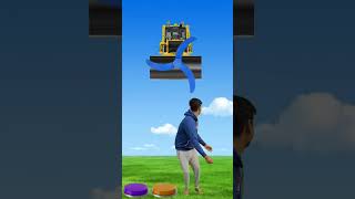 I Jump on button to Tractor  Jcb  Bulldozer  truck shorts​ [upl. by Ydnim]