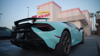 IN N OUT RUN  Lamborghini Tecnica  4K [upl. by Goat]