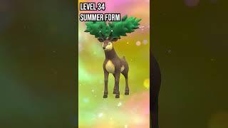 Deerling  Sawsbuck  Evolution in Pokemon Scarlet amp Violet pokemon evolution shorts [upl. by Elleinet]