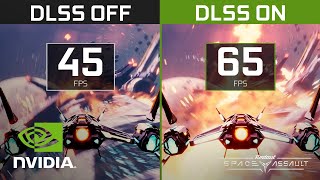 Redout Space Assault  NVIDIA DLSS Comparison [upl. by Ponton]