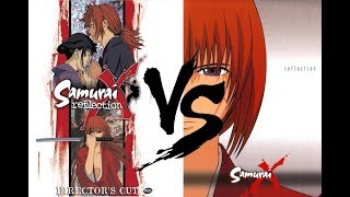 Samurai X Reflections vs Directors Cut Comparison  Enishi Yukishiro vs Kenshin Himura [upl. by Novaelc]