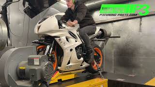 Honda CBR600RR HRC stacks Arrow full race exhaust ECU mapping P3 Tuning [upl. by Veronike449]