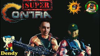 🎮Super Contra ⚽Nes⚽Полное прохождение в коопе с Shecool 1 [upl. by Cilka]