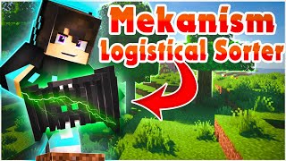 Logistical Sorter Mekanism Tutorial  118  120 minecraft Deutsch [upl. by Alleroif]