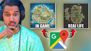 Free Fire Map Location In Google Map 😱 [upl. by Htenaj]