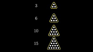 Triangle Numbers maths number shorts [upl. by Assenahs]