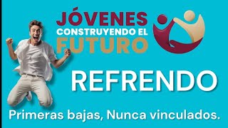 ACTUALIZA TUS DATOS JÓVENES CONSTRUYENDO EL FUTURO PRIMERAS BAJAS [upl. by Einreb958]