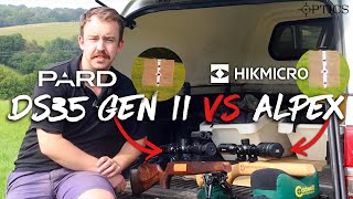 PARD DS35 Gen II VS HIKMICRO Alpex DayNight Vision Rifle Scope Comparison Test [upl. by Alih]