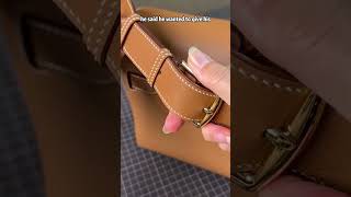 Simple messenger bag pure handmade do you like it custombag handmadeleather bag [upl. by Hanimay]