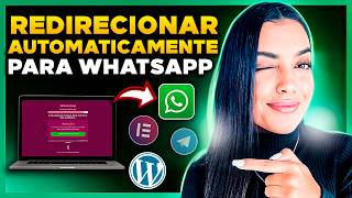 Como Redirecionar AUTOMATICAMENTE para WhatsApp WordPress Elementor [upl. by Sutton]