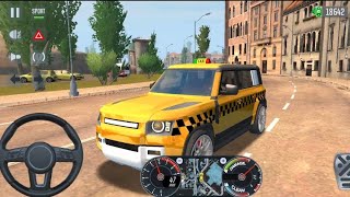 LAND ROVER LUXURY POWER SUV UBER DRİVE ROME CİTY  TAXİ JOB DRİVİNG GAME  TAXİ SİM22 EVO [upl. by Eidnar2]