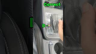 How to correct shift gear an automatic car tips shorts tutorial car [upl. by Yaeger]