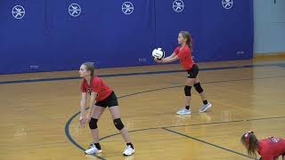 Pierceton at Triton B  6th Grade Girls Middle School Volleyball 🏐 1042022 [upl. by Sell]