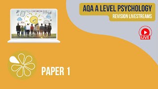 AQA A Level Psychology  Live Revision  Paper 1 [upl. by Balcke]