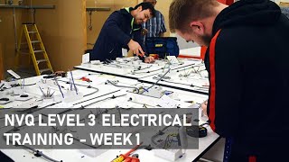 Week 1 P1  NVQ Level 3 Electrician Course With Options Skills [upl. by Arahas]