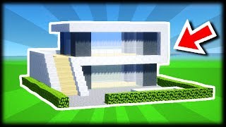 COMMENT CONSTRUIRE UNE MAISON MODERNE  🏠🏠 Tuto Build Minecraft [upl. by Germana]