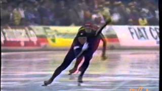 World Championships Allround Heerenveen 1987  500 m Bozhev  Sjasjerin [upl. by Eycal793]