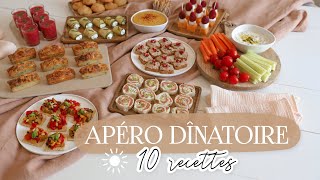 APERO DINATOIRE pour lété  10 recettes simples et délicieuses [upl. by Castillo]