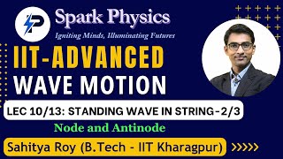 Wave Motion Lecture 1013  Spark PhysicsIITAdvanced Series Class XI  Sahitya RoyIIT KGP [upl. by Benji85]