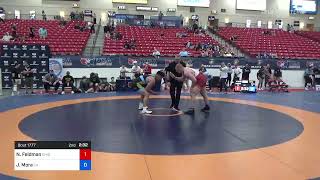 125 Kg Semis  Nicholas Feldman Ohio Regional Training Center Vs Juan Mora California Fb77 [upl. by Nylecoj]