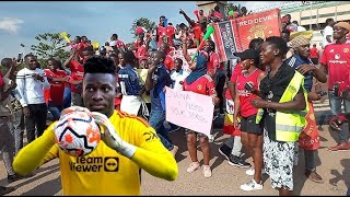 ANDRE ONANA VISITS UGANDA AHEAD OF THEIR GAME [upl. by Batholomew501]