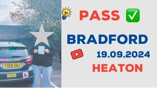 Bradford Heaton Actual car driving test route 19 September 2024 [upl. by Oribella]