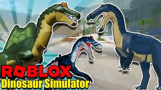 The MEGA SPINOSAURUS UPDATE  Roblox Dinosaur Simulator [upl. by Fayre219]