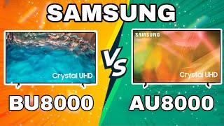 samsung Tv 2022 Samsung BU8000 VS AU8000 Dynamic Crystal 4K UHD Tv Which is Better [upl. by Yrek881]