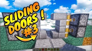 Minecraft  How to build automatic sliding doors [upl. by Schroder]