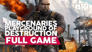 Mercenaries Playground Of Destruction  Full Gameplay Walkthrough 4K60FPS No Commentary [upl. by Aehsrop]