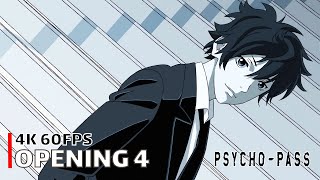 PsychoPass  Opening 4 【Qvism】 4K 60FPS Creditless  CC [upl. by Fidel]