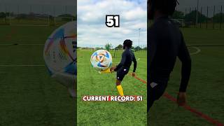 I beat the world record vs World’s BIGGEST Football [upl. by Elinnet856]