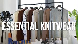 8 Essential Sweaters for Men  Fall Knitwear Basics 2024 [upl. by Eart143]