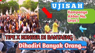 Tipe x Konser Di Bantaeng Sulawesi Selatan Dalam Acara Kampanye Akbar Cln Bupati No1 [upl. by Nauqyt]