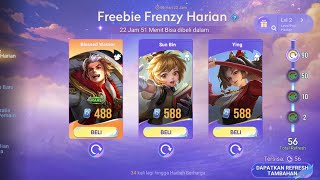 gacha freebie frenzy di akun baru apakah bisa dapat skin epic  legend  Honor of kings global [upl. by Assirralc]