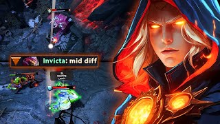 EPIC RANK 500 EXORT INVOKER PERFECT GAMEPLAY  Dota 2 Invoker [upl. by Burnley]