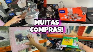 MUITAS COMPRAS PARA NOSSA CASA NOVA 🏠😍 [upl. by Sirrap893]