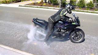 short ninja 500 burnout [upl. by Treacy805]