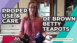 Proper Use amp Care of Brown Betty Teapots  English Tea Store [upl. by Adnauqahs]