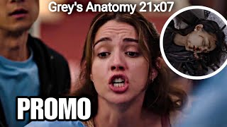 Greys Anatomy Season 21x07 PROMO  If you leave [upl. by Tneicniv468]