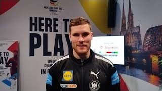 Handball EM 2024 Live EHF EURO Johannes Golla Kapitän Deutschland im SPORT4FINAL Video Interview [upl. by Odnanreh217]