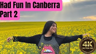 Beautiful Canberra  Floriade festival Exploring canberra  Part 2  Australia vlog 2023  4K🇦🇺❤️ [upl. by Aissyla]