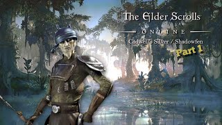 Elder Scrolls Online  Cadwells Silver Shadowfen Story Part 1  Dark Elf Necromancer  Lets Play [upl. by Aniad]