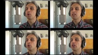 How to sing a cover of Sun King Beatles vocal harmony parts  Galeazzo Frudua [upl. by Ybbob]