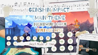 Genshin Impact  Main Theme  Sheet Music amp Tabs [upl. by Almeda573]