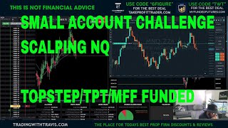 Live Trading NQ Topstep Live Take Profit Trader My Funded Futures [upl. by Enneyehc]